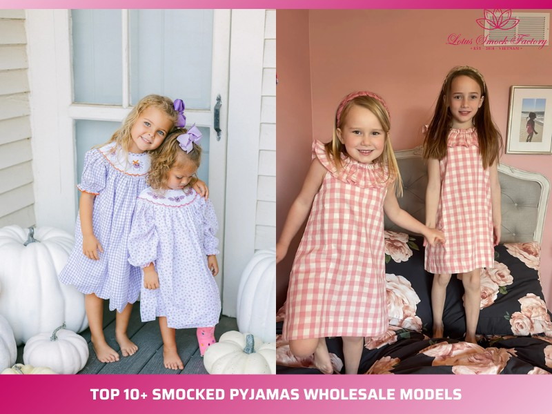 smocked pyjamas wholesale