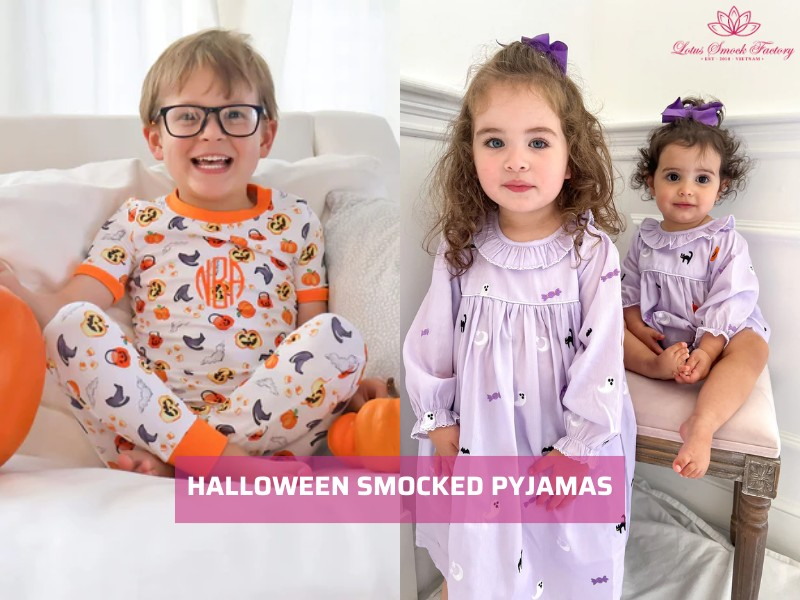 smocked pyjamas wholesale