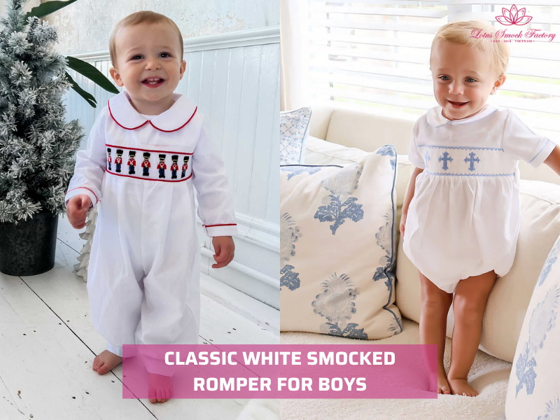 boys smocked clothing