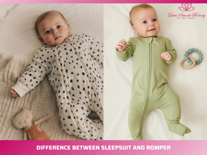 difference between sleepsuit and romper