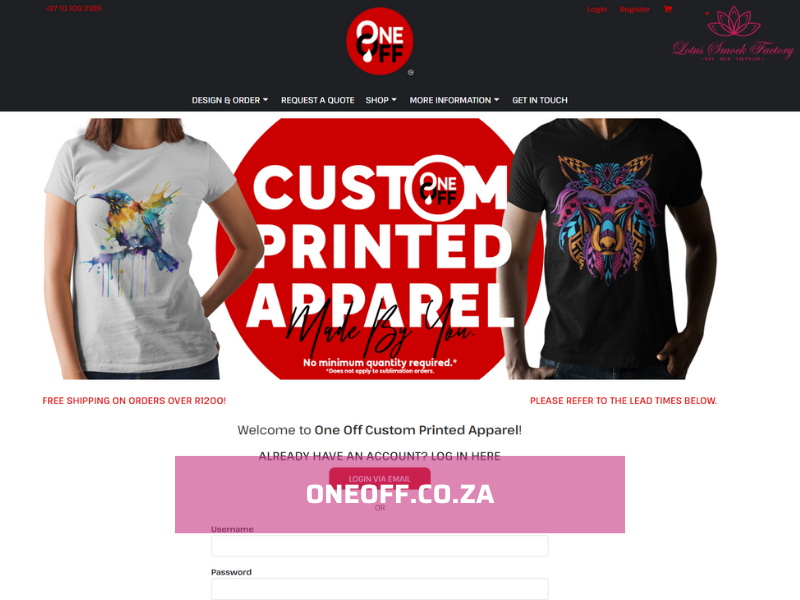 embroidered t shirts south africa