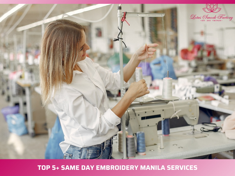 same day embroidery manila