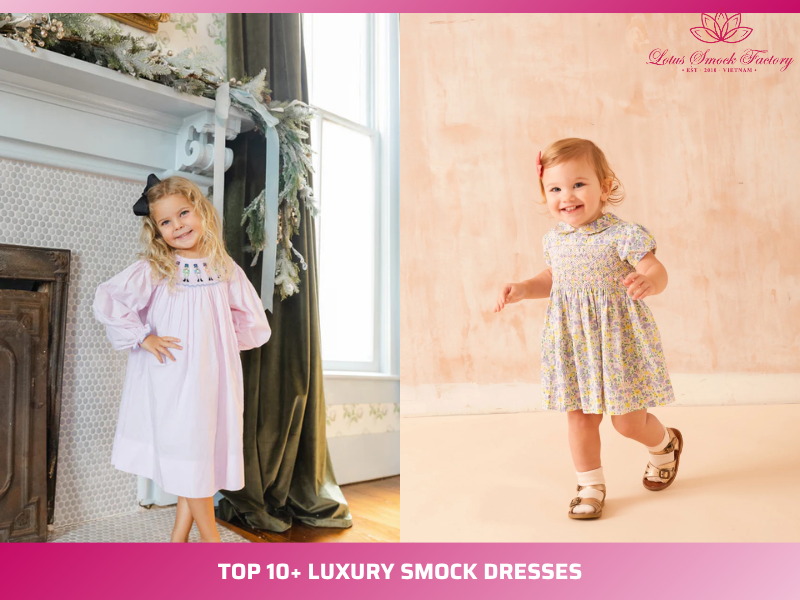 luxury smock dresses