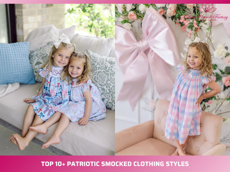 patriotic smocked clothing