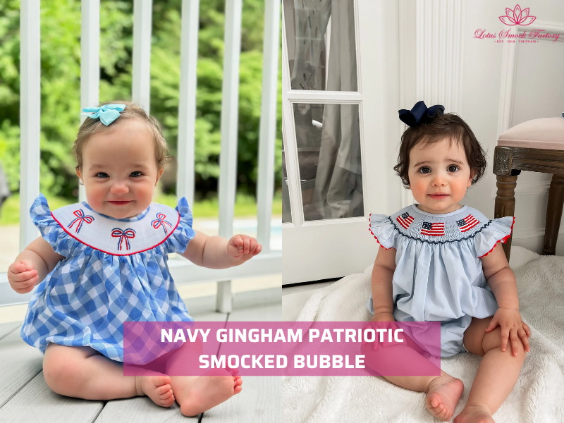 patriotic smocked clothing