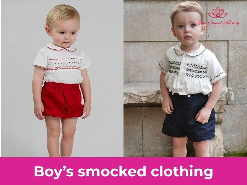 boy's smocked clothing