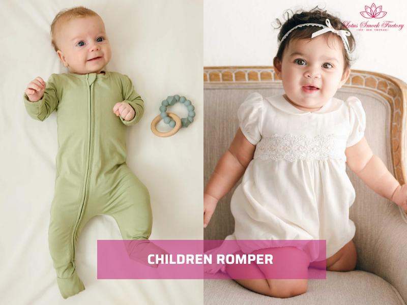 A romper is a one-piece outfit that combines a top and bottom in a single garment