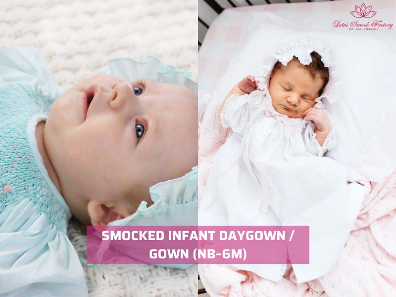 Infant smocked clothing