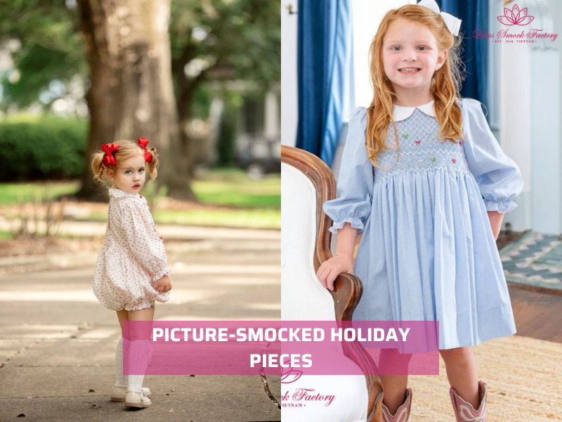 Kids smocked pieces