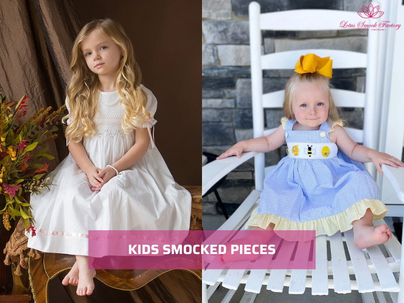 Kids smocked pieces
