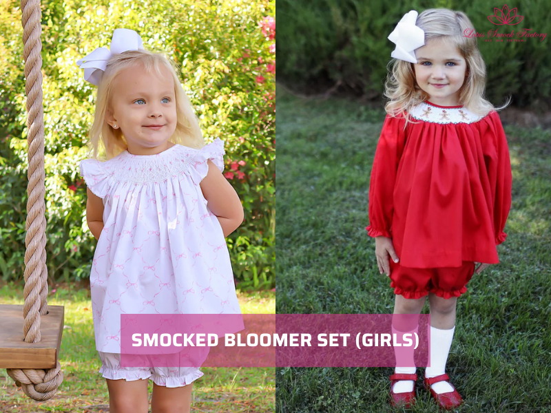 Kids smocked pieces
