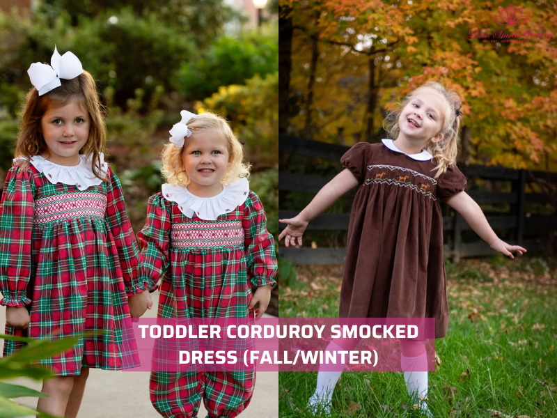 Toddler smocked dress