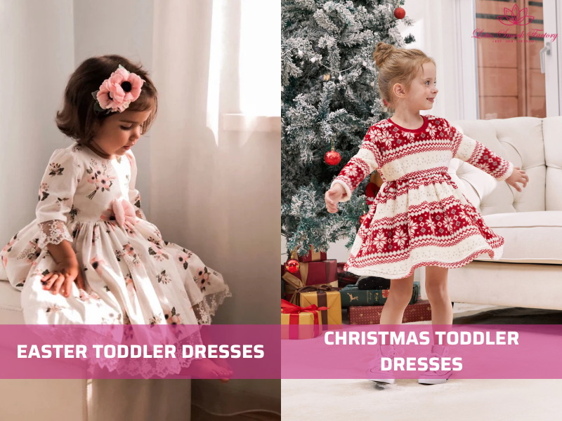 Toddler smocked dress