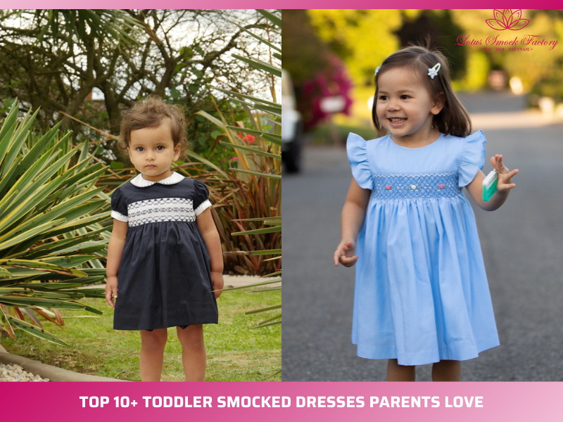 Toddler smocked dress