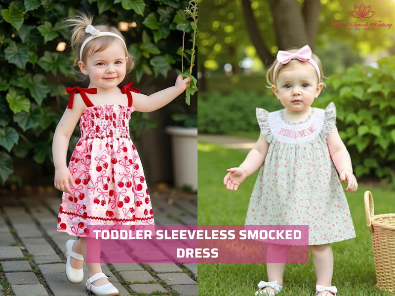 Toddler smocked dress