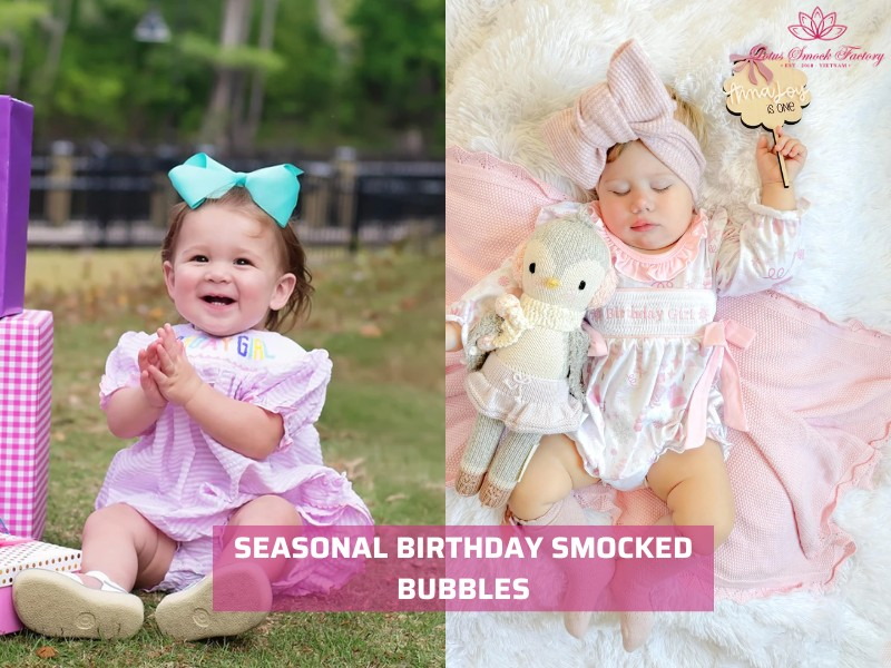 birthday smocked bubble