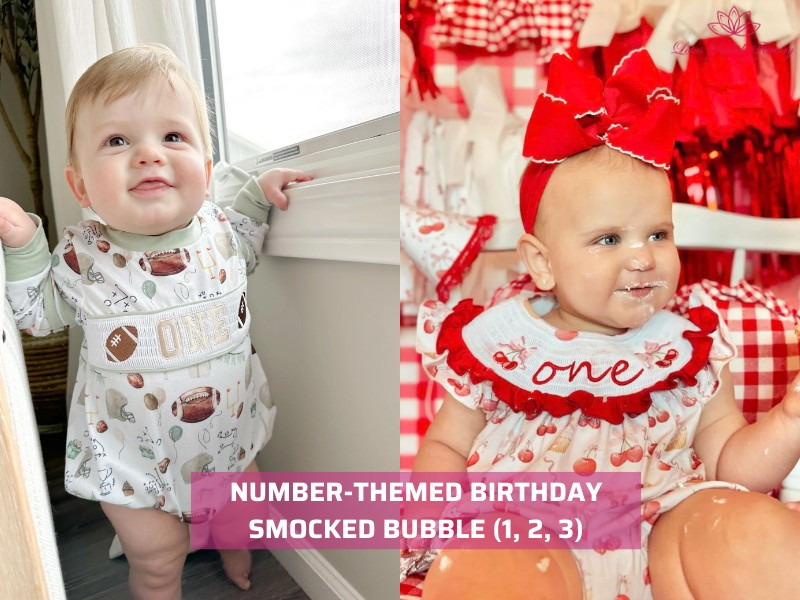 birthday smocked bubble