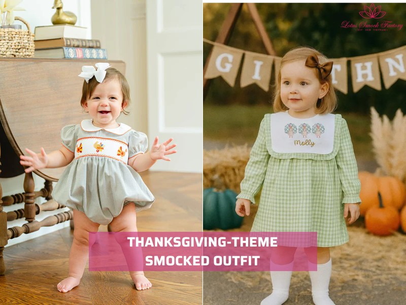 fall smocked outfit