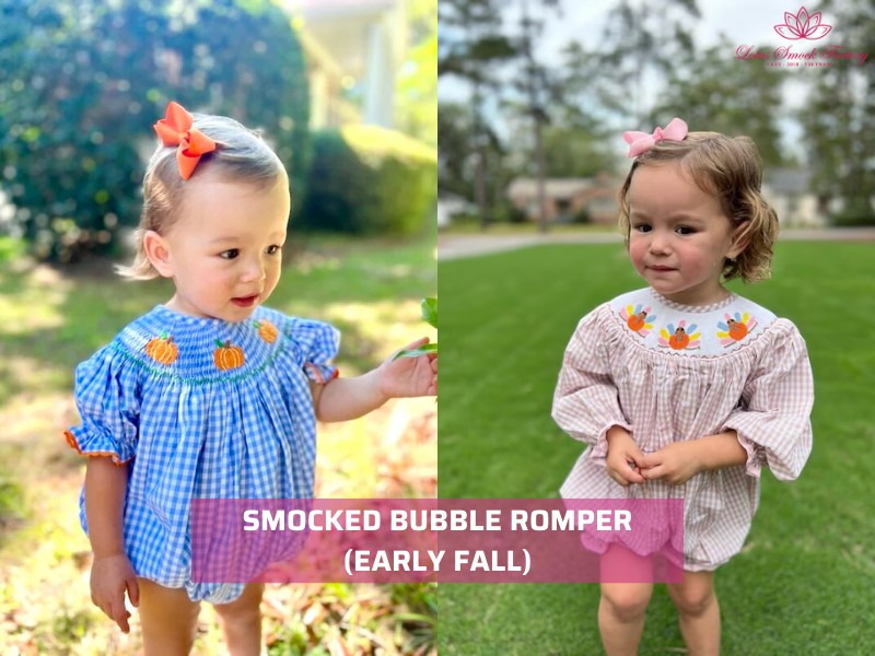 fall smocked outfit