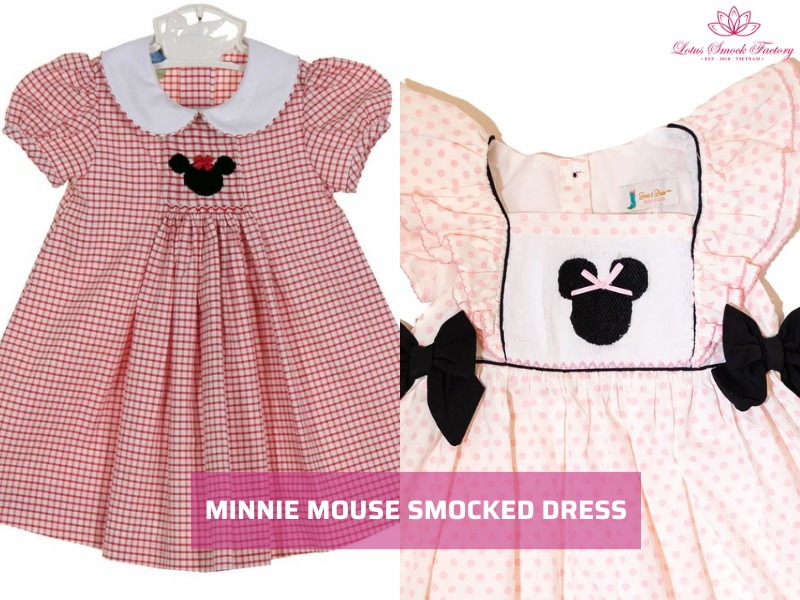minnie mouse smocked dressminnie mouse smocked dress