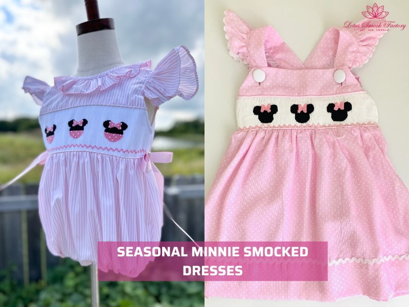 minnie mouse smocked dressminnie mouse smocked dress