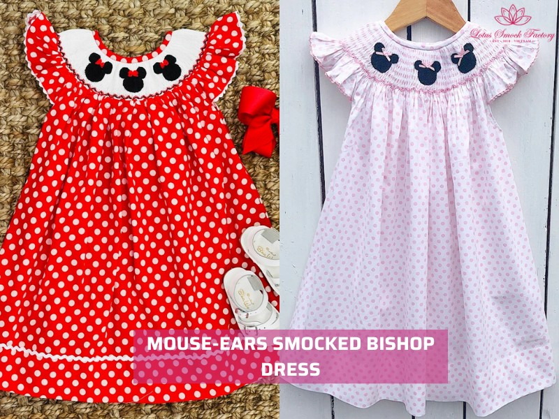minnie mouse smocked dressminnie mouse smocked dress