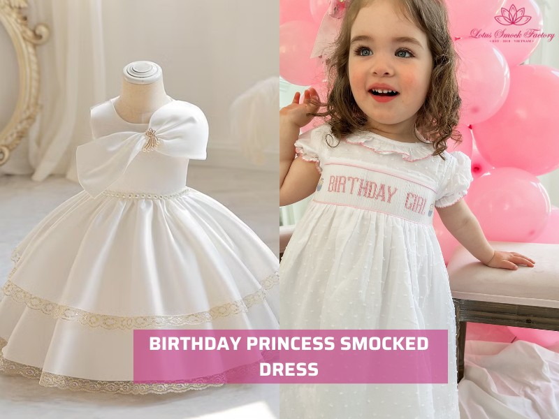 princess smocked dress