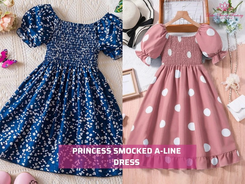 princess smocked dress