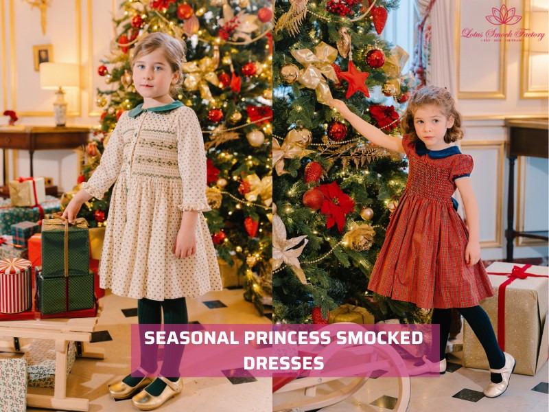 princess smocked dress