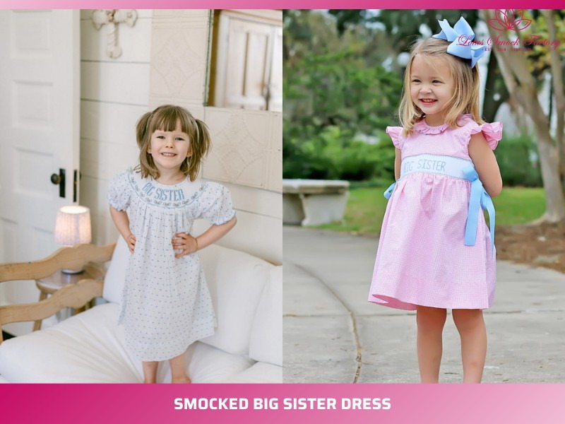 smocked big sister dress