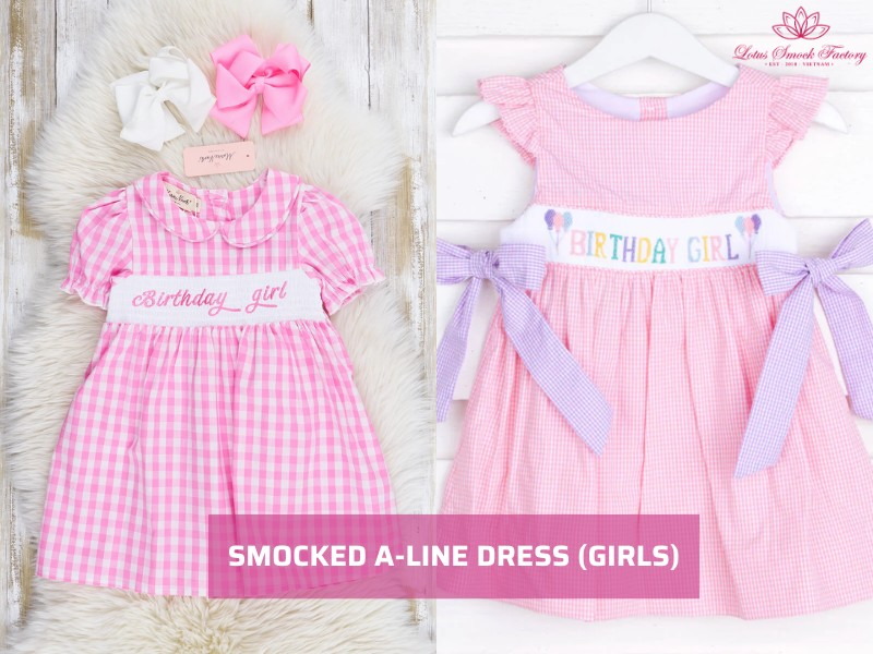 smocked birthday dress
