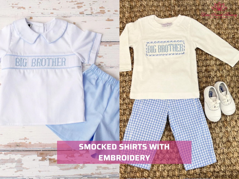 big brothers smocked outfit