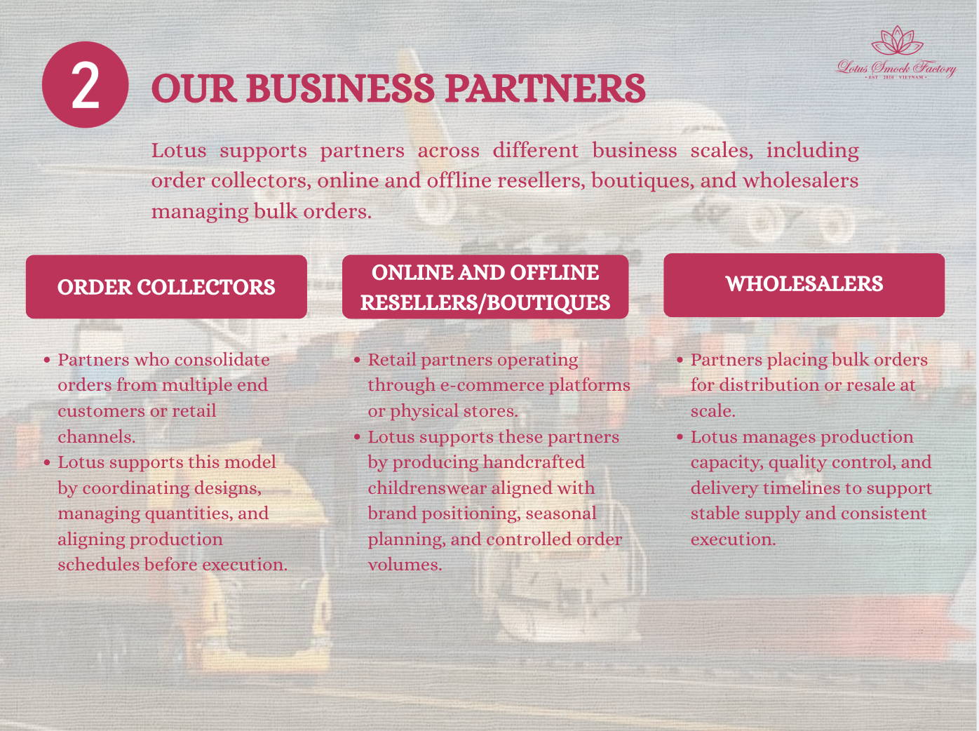 Our Business Partners