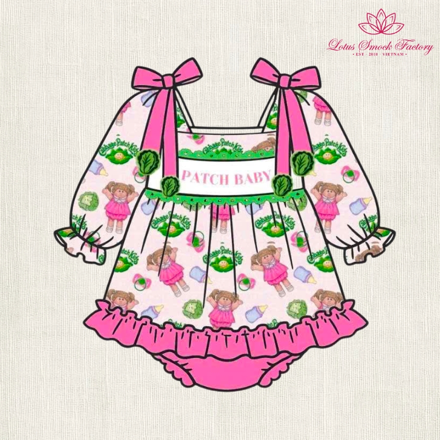 Cabbage Patch Smocked Dress Wholesale Smocked Clothing