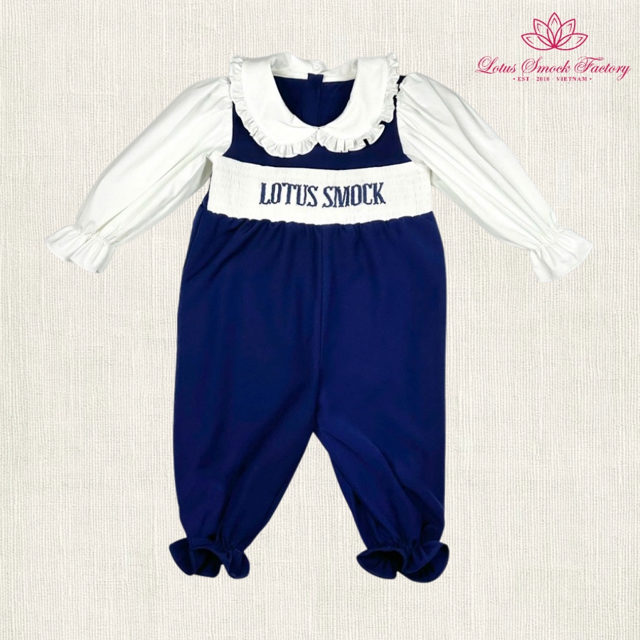 Lotus Smock Romper Wholesale Smocked Clothing
