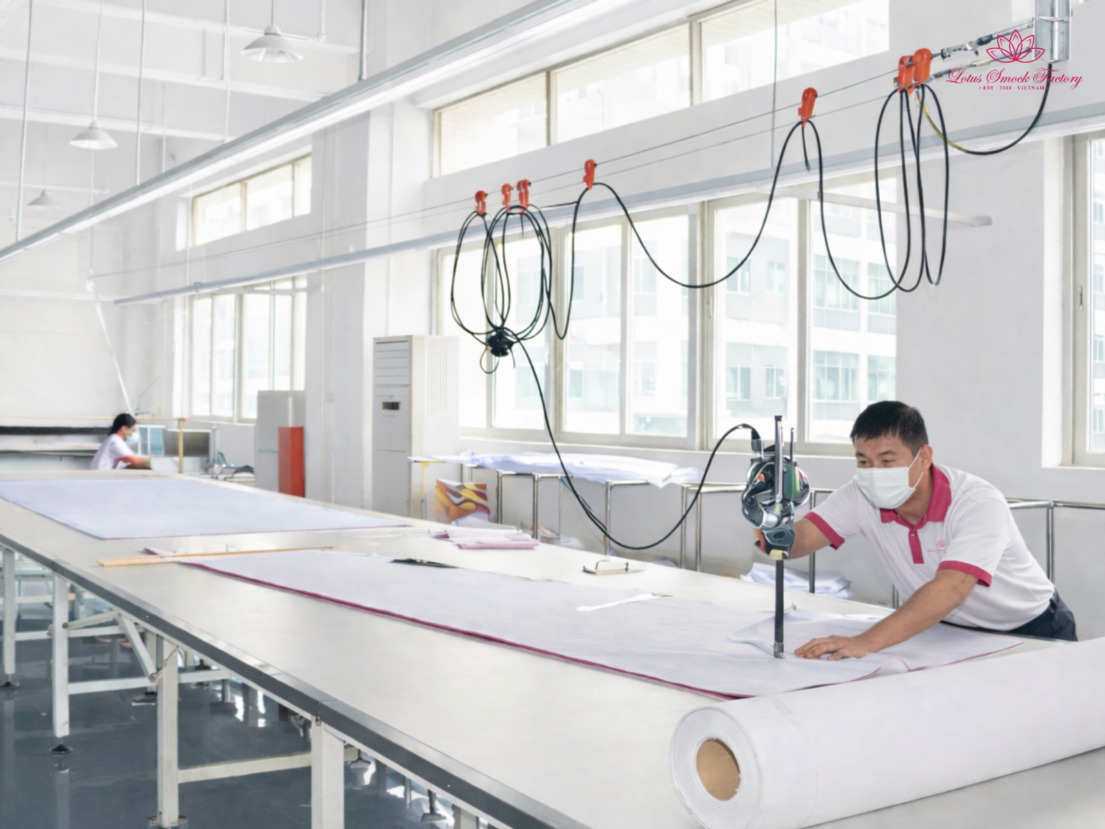 Our Fabric Cutting Area