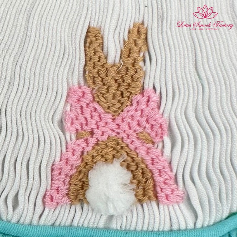 Easter Smocked Outfit 2026 Blue Bunny Bubble Wholesale Smocked Clothing