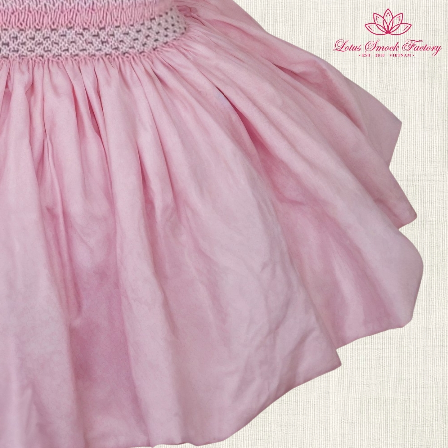 Royal Pink Smocked Dress Wholesale Smocked Clothing