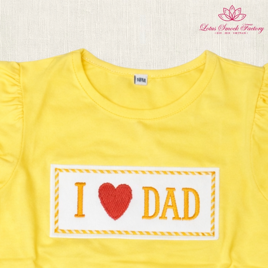 Sunshine Father's Day Set Wholesale Smocked Clothing
