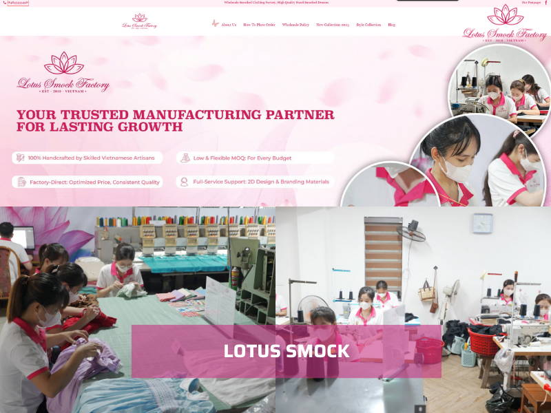 wholesale smocked clothing suppliers