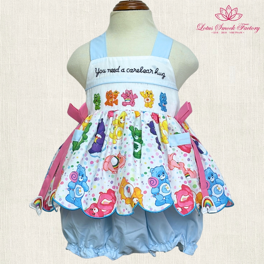 Carebear Smocked Set Wholesale Smocked Clothing