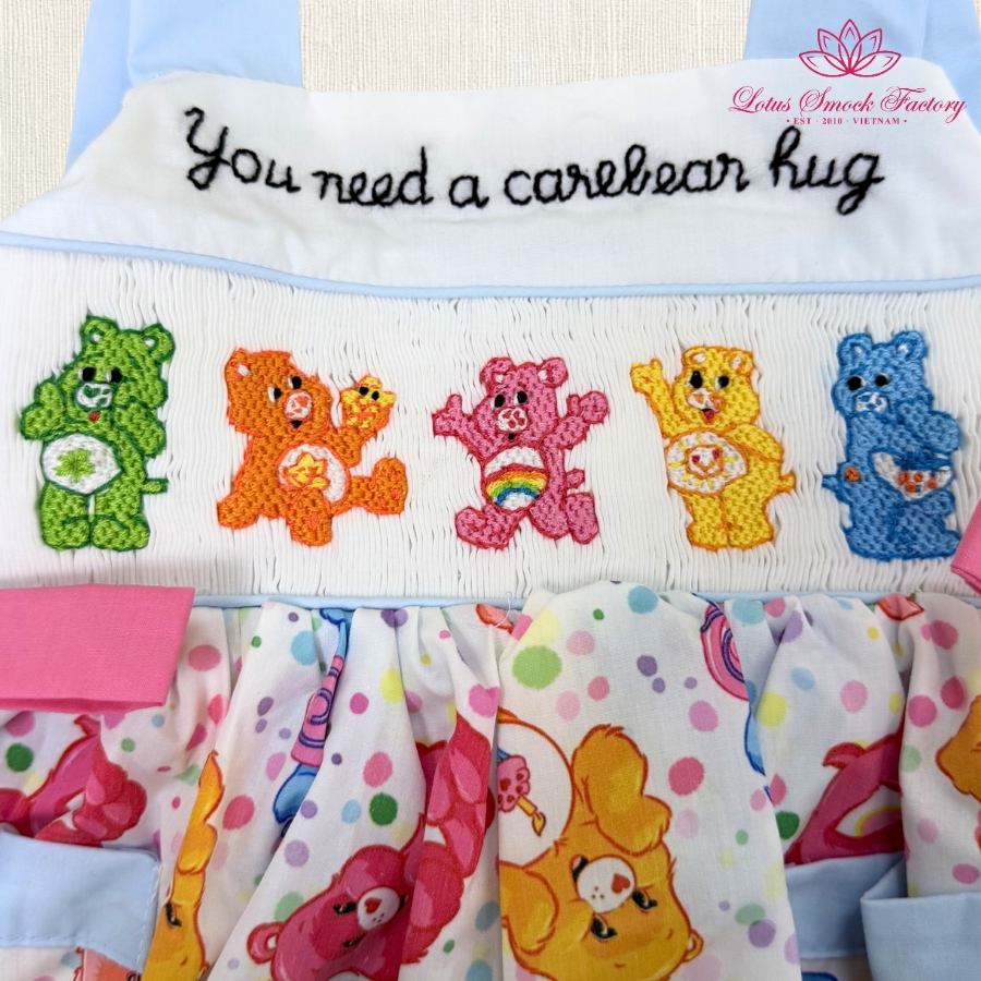 Carebear Smocked Set Wholesale Smocked Clothing