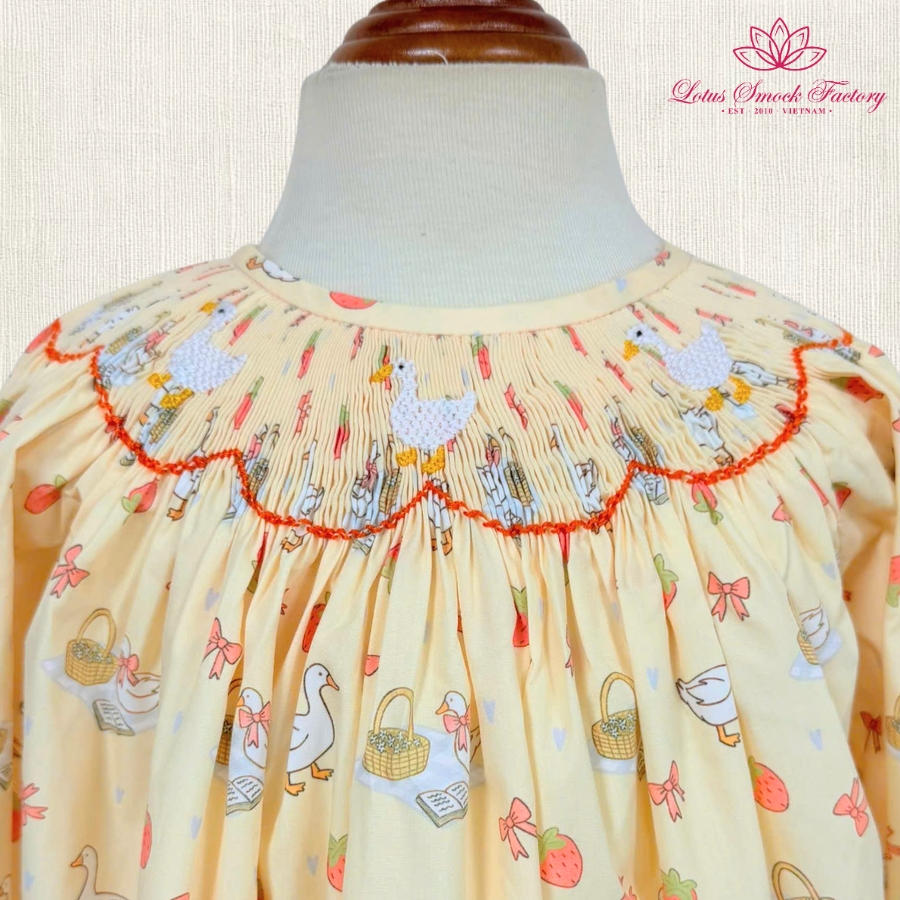 Ducky Bishop Dress Wholesale Smocked Clothing