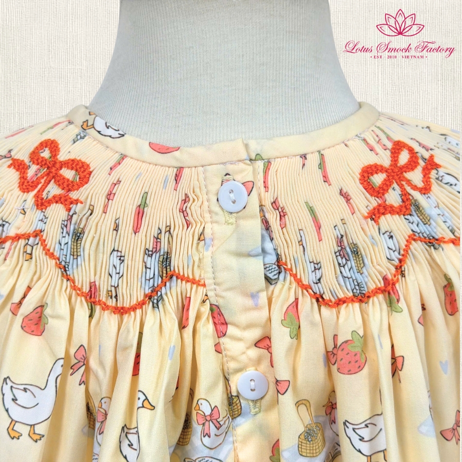 Ducky Bishop Dress Wholesale Smocked Clothing
