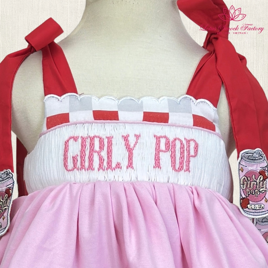 Girly Pop Set Wholesale Smocked Clothing