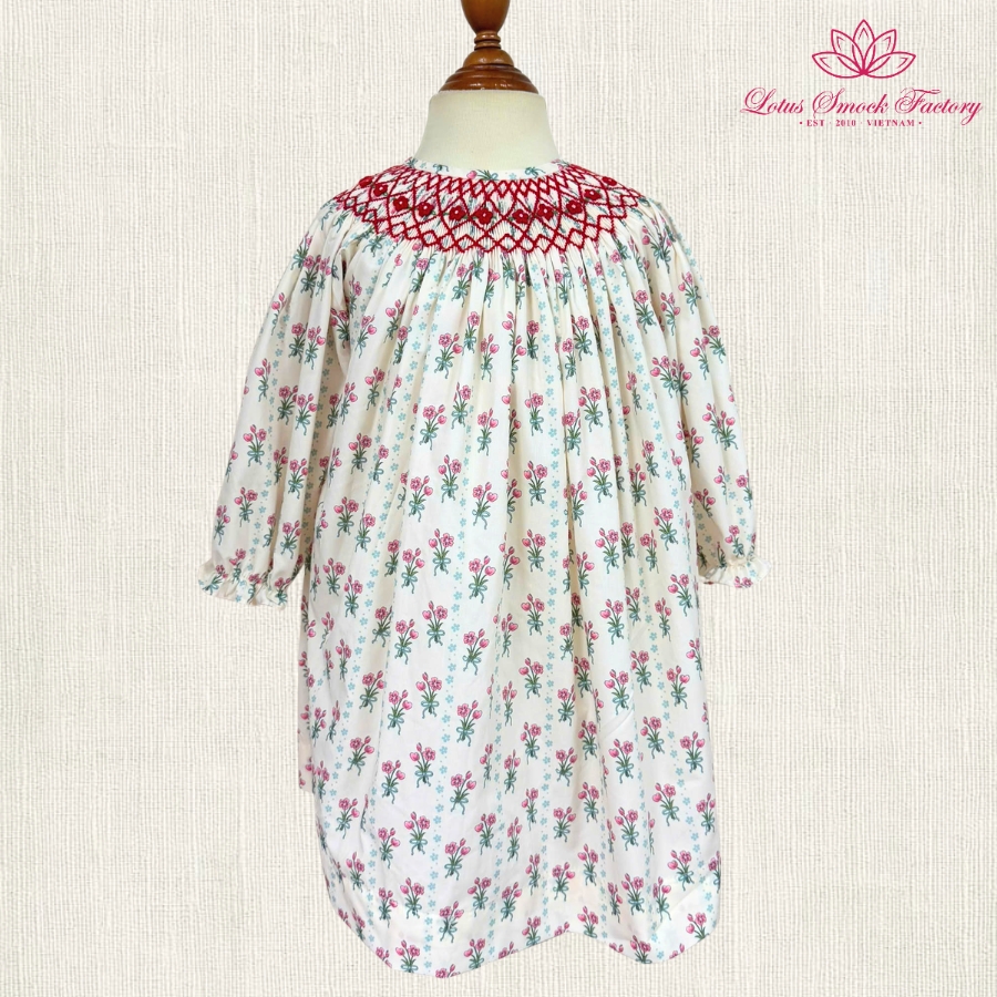 Rosebud Bishop Dress Wholesale Smocked Clothing