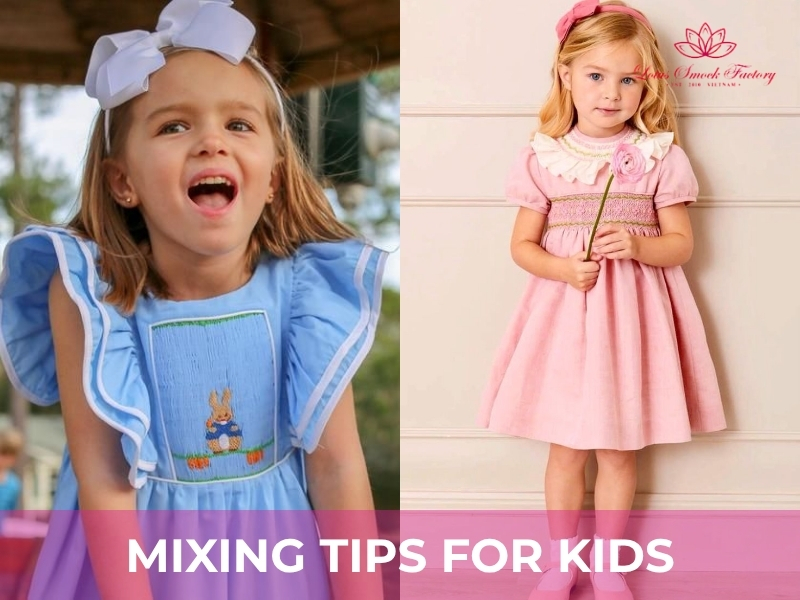 MIXING TIPS FOR SMOCKED BUNNY DRESS