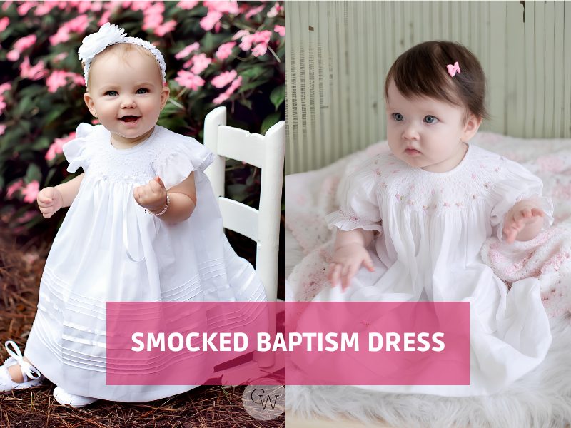 Smocked Baptism Dress