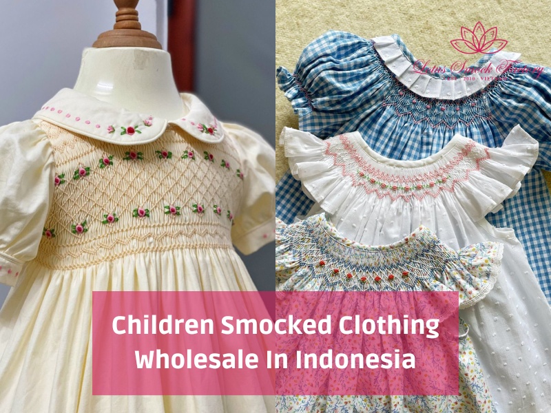 Children Smocked Clothing Wholesale In Indonesia