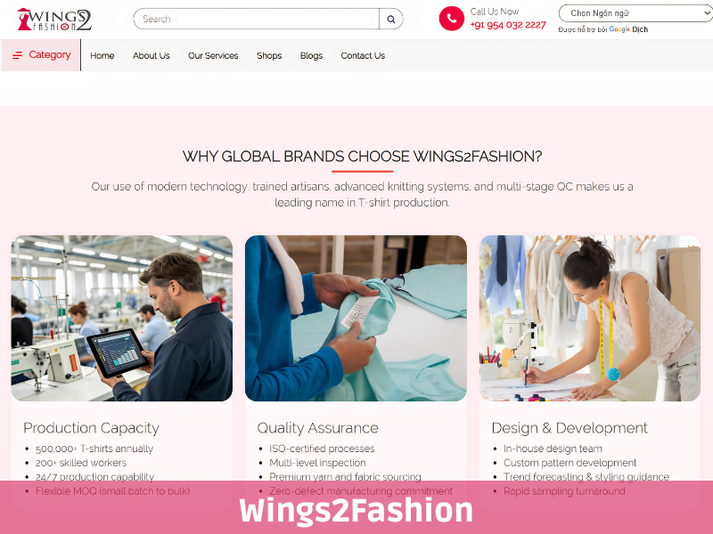 Wings2Fashion - A leading Indian supplier for Malaysia kids' clothing market